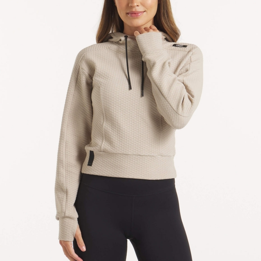 UNRL Women's elevation Hoodie - Sand